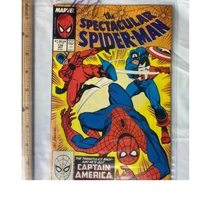 Spectacular Spider Man Comic Book 138‎ Captain America Tarantula Marvel 1986